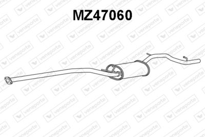 Глушитель выхлопных газов конечный VENEPORTE MZ47060 для MAZDA 3