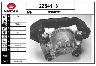 ETRIER FRANA EAI 2254113