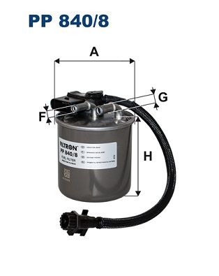 FILTRU COMBUSTIBIL FILTRON PP8408