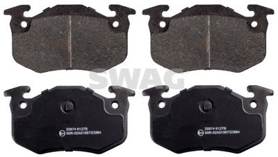 Sada brzdových destiček, kotoučová brzda SWAG 60 91 6189