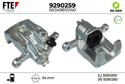 спирачен апарат FTE 9290259