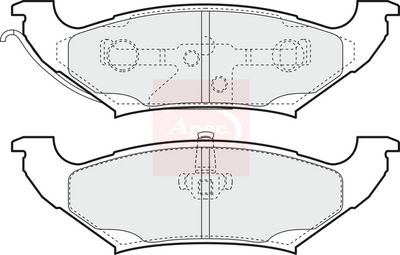 APEC Brake Pad Set, disc brake PAD1069