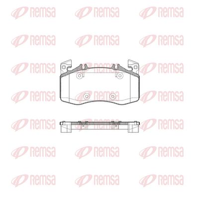 Brake Pad Set, disc brake 1908.00