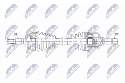 Wał napędowy NTY NPW-CT-157