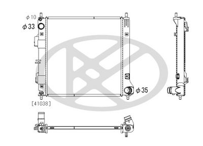 Radiator, racire motor Koyorad PL823806