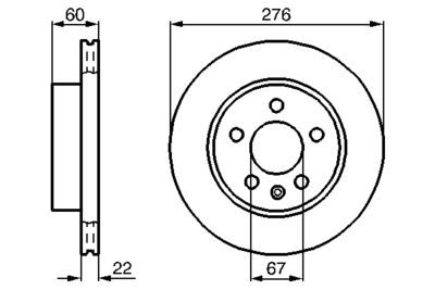 Brake Disc 0 986 479 B53