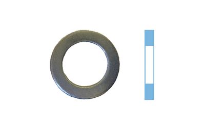Уплотнительное кольцо, резьбовая пробка маслосливн. отверст. CORTECO 005522S для MITSUBISHI ECLIPSE