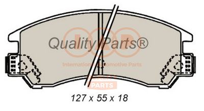 Комплект тормозных колодок, дисковый тормоз IAP QUALITY PARTS 704-15021 для SUBARU LEONE