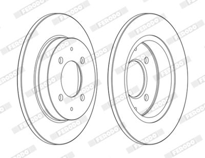 DISC FRANA FERODO DDF1622C 1