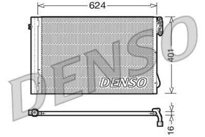 DENSO DCN05011 Радиатор кондиционера  для BMW X1 (Бмв X1)