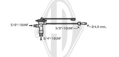Расширительный клапан, кондиционер DIEDERICHS DCE1001 для ALFA ROMEO 164