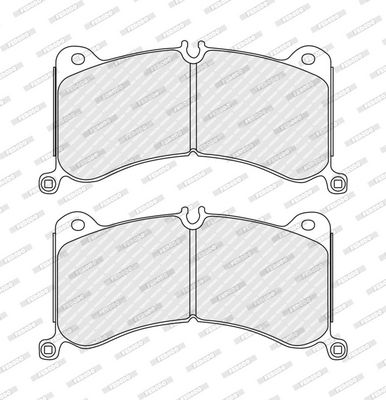Remblokken set Voor (zonder toevoegingen), past: AUDI E-TRON, Q8 E-TRON Electric 09.18-03.25