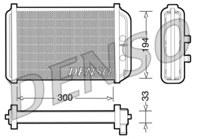 DENSO Kachelradiateur, interieurverwarming (DRR09033)
