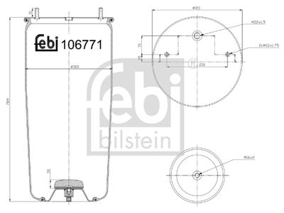 FEBI BILSTEIN Federbalg, Luftfederung