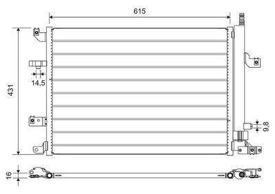 KONDENSATOR KLIMAANLAGE