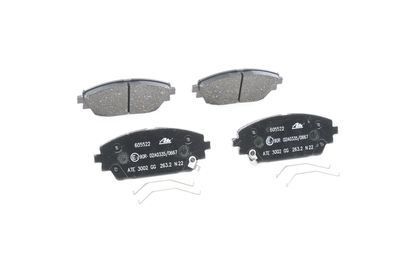 BREMSBELAGSATZ SCHEIBENBREMSE ATE 13046055222 25