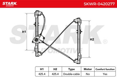 стъклоподемник STARK SKWR-0420277