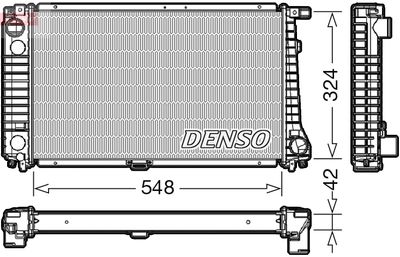 RADIATOR RACIRE MOTOR DENSO DRM05016