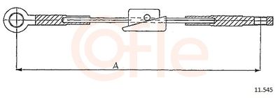 CABLU FRANA DE PARCARE