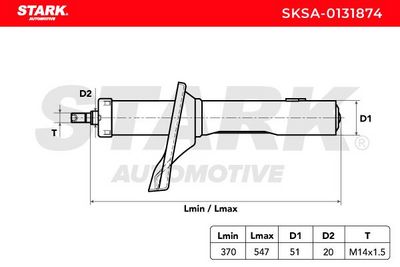 амортисьор STARK SKSA-0131874