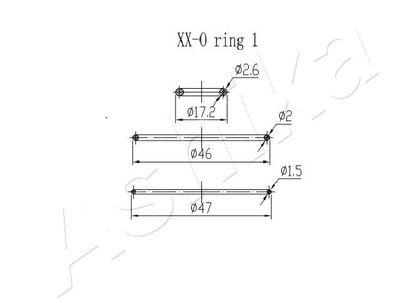 MATERIAL DE ETANSARE SOLID ASHIKA ORING1 1