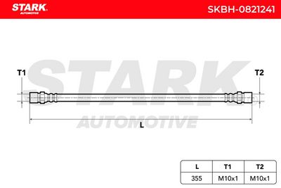 спирачен маркуч STARK SKBH-0821241