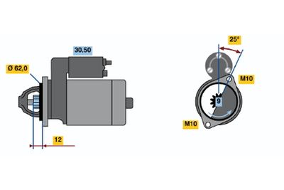 STARTER BOSCH 0001106407 4