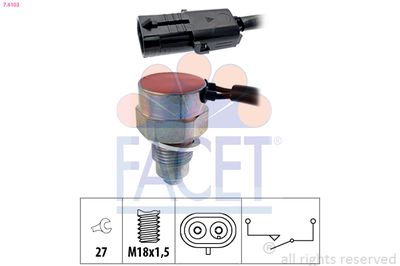 SCHALTER RüCKFAHRLEUCHTE
