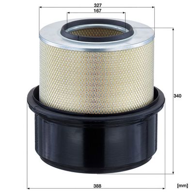 Vzduchový filtr MANN-FILTER C 33 1305