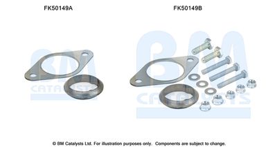 Монтажен комплект, изпускателна тръба BM Catalysts FK50149