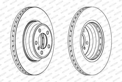 DISC FRANA FERODO DDF1245C1 1