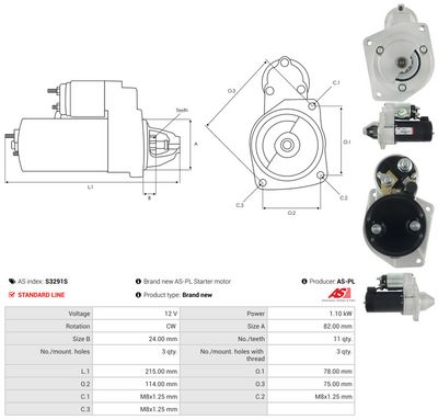 STARTER AS-PL S3291S 4