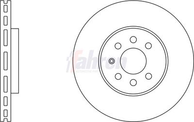 Fahren Brake Disc FBD6082