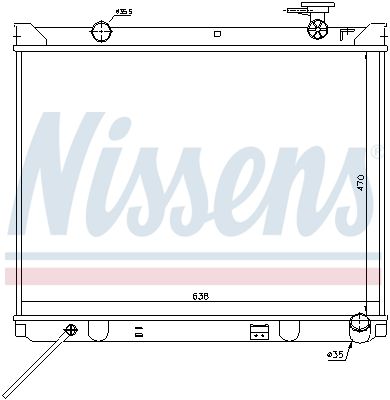 RADIATOR RACIRE MOTOR NISSENS 66766 4