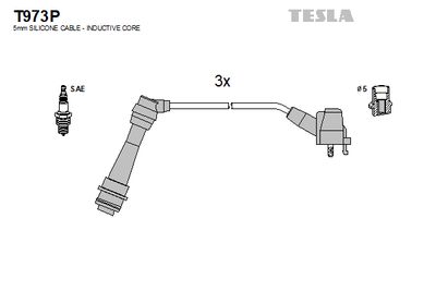 Комплект проводов зажигания TESLA T973P для LEXUS IS