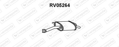 Глушитель выхлопных газов конечный VENEPORTE RV05264 для ROVER 45