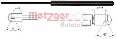 METZGER 2110484 Амортизатор багажника и капота  для FORD GALAXY (Форд Галаx)