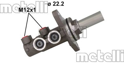 METELLI 05-1164 Главный тормозной цилиндр  для MAZDA 6 (Мазда 6)