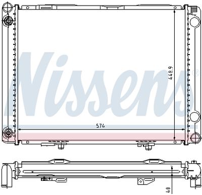 RADIATOR RACIRE MOTOR NISSENS 62766A 4