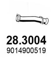 Rura wydechowa ASSO 28.3004