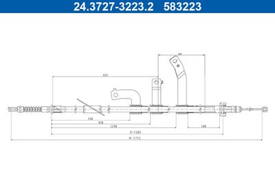 SEILZUG FESTSTELLBREMSE ATE 24372732232 1