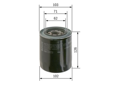 Oil Filter 0 986 452 066