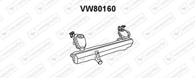 Предглушитель выхлопных газов VENEPORTE VW80160 для VW TRANSPORTER
