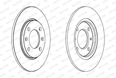 DISC FRANA FERODO DDF263 1