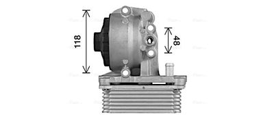 AVA QUALITY COOLING Ölkühler, Motoröl (FD3623H)