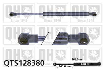 Газовая пружина, крышка багажник QUINTON HAZELL QTS128380 для LANCIA DELTA