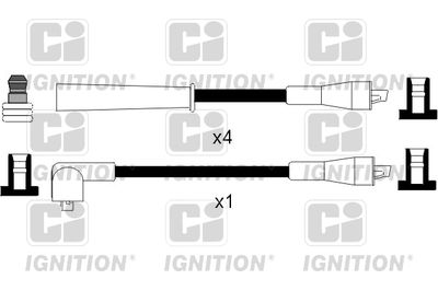 Комплект проводов зажигания QUINTON HAZELL XC772 для MAZDA 929