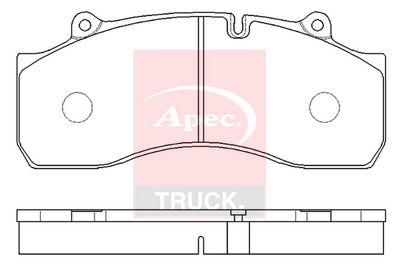 APEC Brake Pad Set, disc brake PAD29747