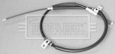 Тросик, cтояночный тормоз BORG & BECK BKB3145 для HYUNDAI TRAJET