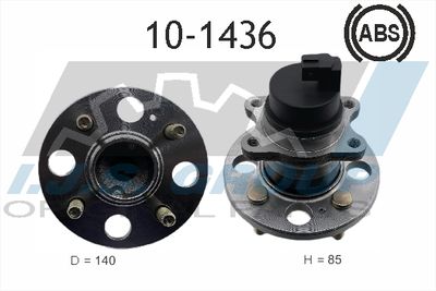 Комплект подшипника ступицы колеса IJS GROUP 10-1436 для HYUNDAI ACCENT